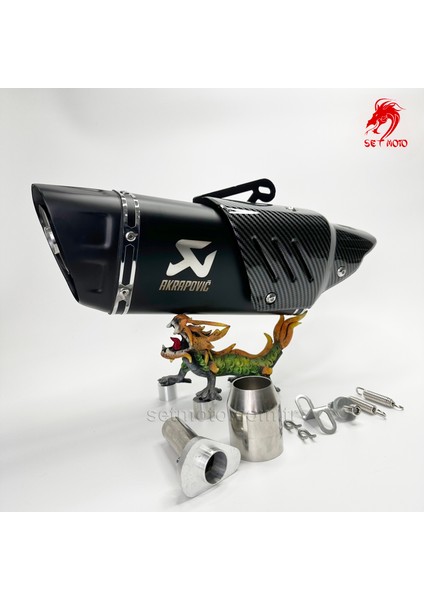 YENI MODEL AKREP PERFORMANS EGZOZ - SIYAH - RACING LINE