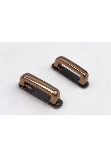 Çift Köprü Aparatı Light Gold Renk Köşeli Model