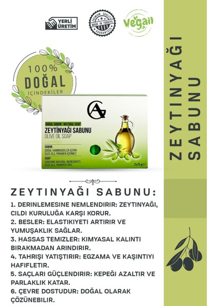 Aram Group Doğal Zeytinyağı Sabun