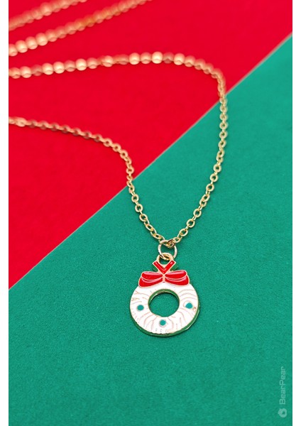 Yeni Yıl Kolyesi Christmas Kadın Kolye modelleri