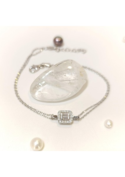 Baget Taşlı Bileklik Künye 14 Ayar Altın fiyatları