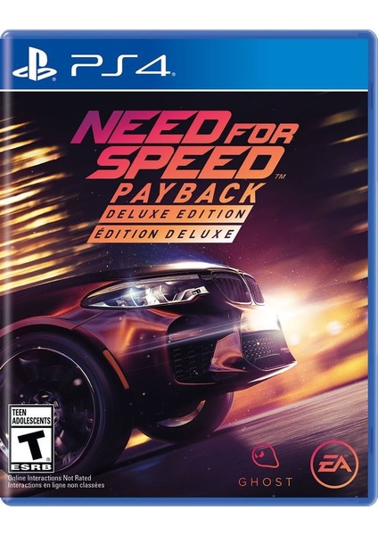 NEED FOR SPEED PAYBACK Deluxe Edition - PlayStation 4 (PS4) Hesap