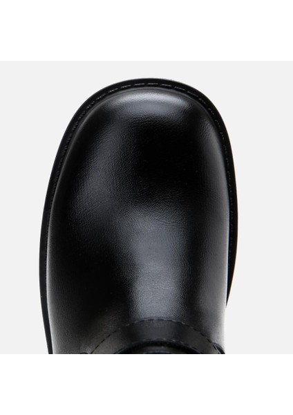 Siyah Kadın Tokalı Düz Bot fırsatları