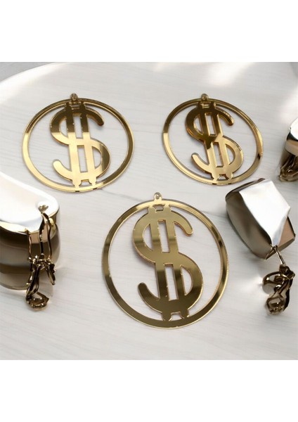 Yılbaşı Çam Ağacı Süsü Pleksi Dolar 3lü Set