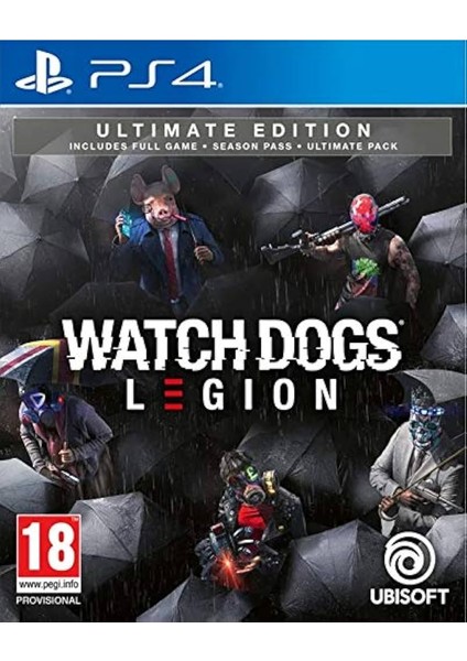 Watch Dogs: Legion Ultimate Edition PlayStation 4 (PS4) Hesap