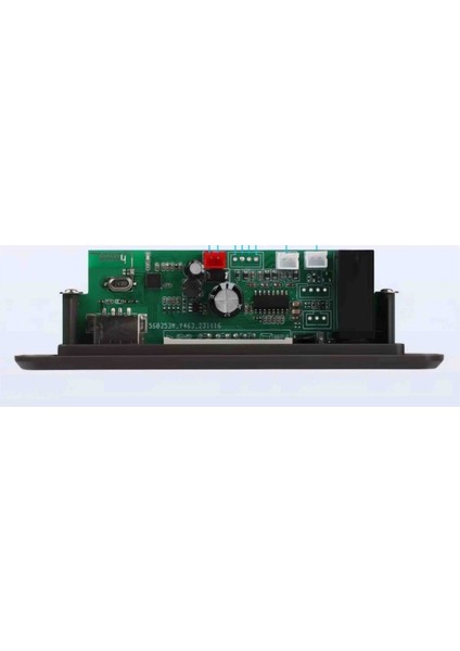 60W Amplifikatör Bluetooth 5.3 Mp3 Wm. Dekoder Kurulu Ekran Mikrofon 12V Araba Fm Radyo USB