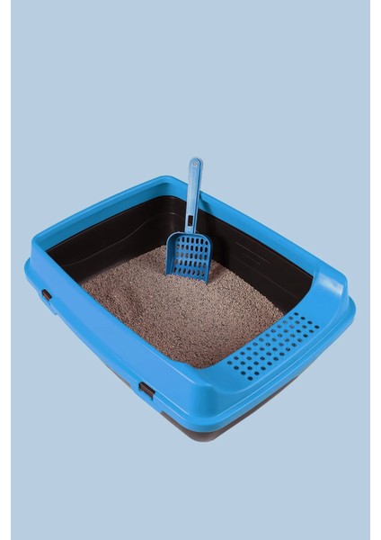 Kedi Açık Tuvaleti + Kürek