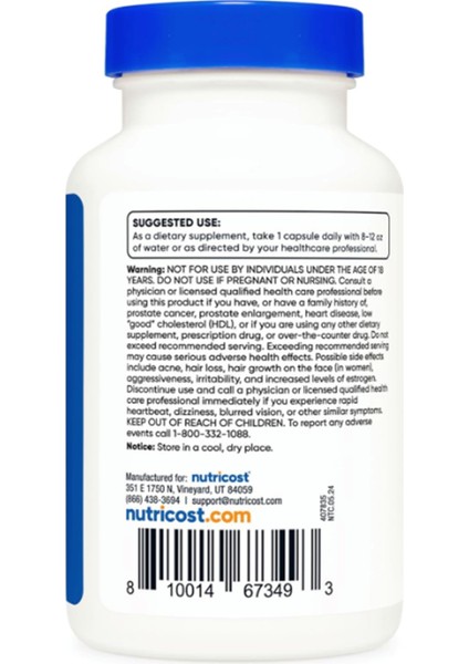Pregnenolone 100mg, 120 Capsul.tr Tek Yetkili Satıcısı Ozelsporcugıdaları'dır