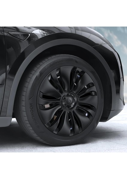 Model Y 19’’ Mat Siyah Çok Kollu Jant Kapakları