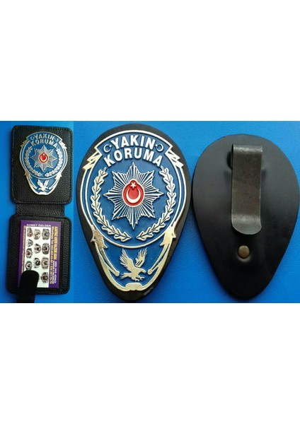 Yakın Koruma Rozetli Cüzdanı,+Kemer Rozeti Satınal-Sıvıle Satılmaz-Sadece,yakın Koruma Kımlık Kartlı Personel Alabilir