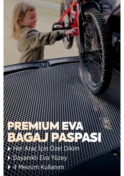 Jac Js4 2020-2023 Premium Eva Oto Bagaj Paspası & Bagaj Havuzu - Kahve