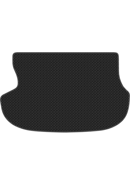 Mitsubishi Outlander 2002-2008 Uyumlu Premium Eva Oto Bagaj Paspası & Bagaj Havuzu - Siyah