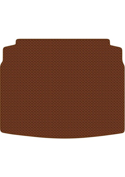Volkswagen Golf 2008-2012 Hatchback Premium Eva Oto Bagaj Paspası & Bagaj Havuzu - Kahve