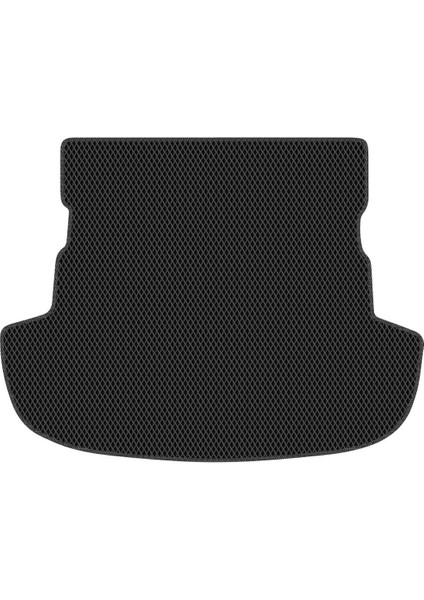 Mitsubishi Outlander 2012-2023 Uyumlu Premium Eva Oto Bagaj Paspası & Bagaj Havuzu - Siyah
