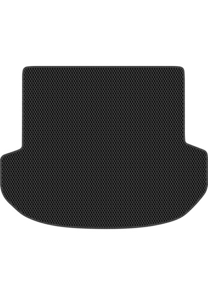 Hyundai Santa Fe 2018-2023 Premium Eva Oto Bagaj Paspası & Bagaj Havuzu - Siyah