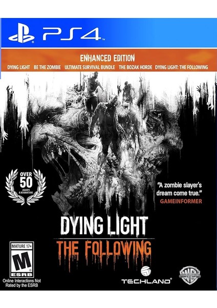 DYING LIGHT Enhanced Edition - PlayStation 4 (PS4) Hesap