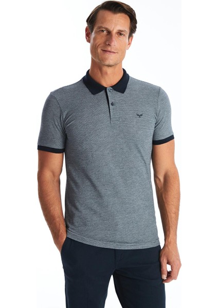 Lcwaıkıkı Classic Yeşil Jakarlı Polo Yaka Kısa Kollu Nakışlı Erkek Tişört modelleri