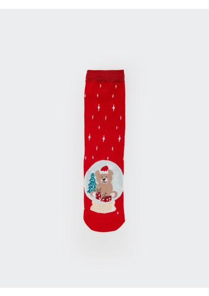 Lcw Kids Yılbaşı Temalı Kız Çocuk Soket Çorap modelleri