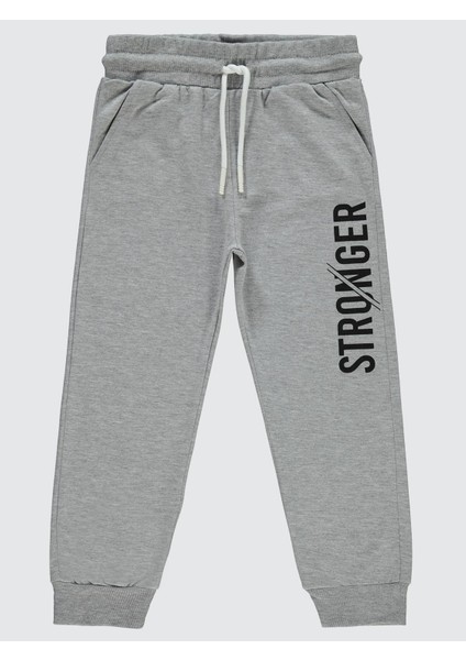 Erkek Çocuk Eşofman Altı 6-9 Yaş Gri