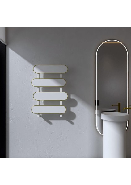 Magico Bath Alüminyum Havlupan Modern Tasarım Beyaz