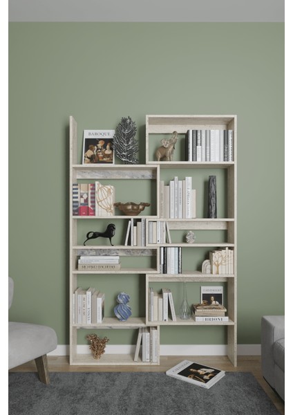 Aden Flat Kitaplık ,dekoratif Kitaplık