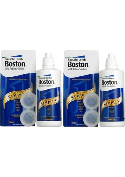 Bausch + Lomb Boston Multi Action Simplus Lens-Solüsyonu 120 ml x 2 Adet