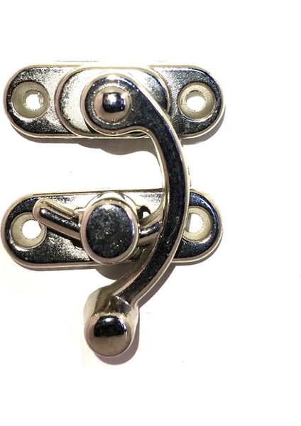 Yay Gözü Ahşap Kutu Klipsi - Küçük 28X33 Mm Nikel 100 Adet