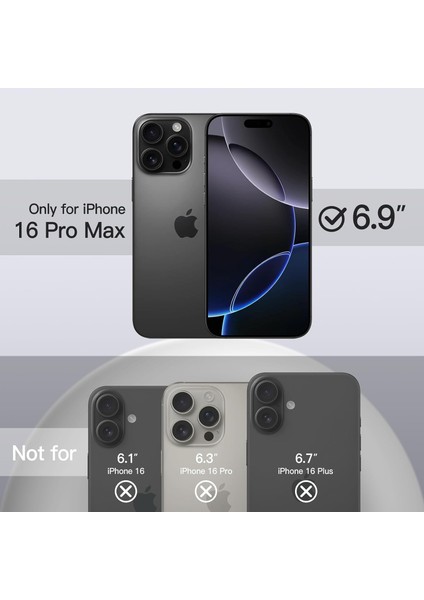 Apple iPhone 16 Pro Max ile Uyumlu Telefon Kılıfı Kadife Iç Yüzey Soft Tasarım Lansman Kılıf