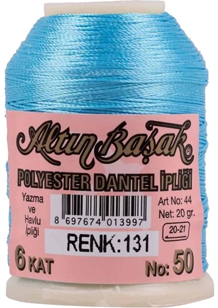 3 Adet Oya ve Dantel Ipi 20 gr - Royaleks - No: 131