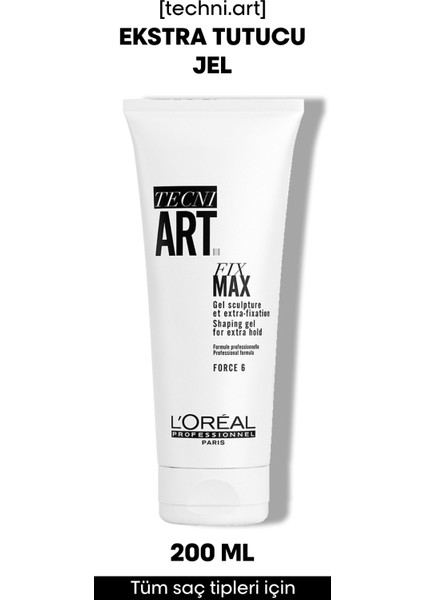 L'oreal Professionnel Techni Art Fix Max Ekstra Tutucu Jel 200 ml