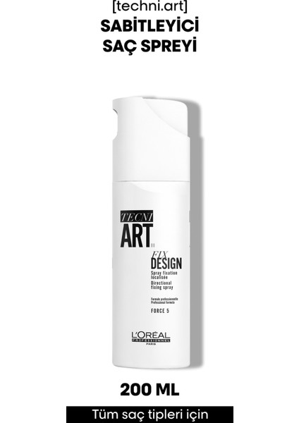 L'oreal Professionnel Techni Art Fix Design Sabitleyici Saç Spreyi 200 ml