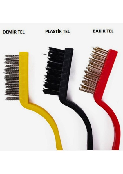 3 Adet Temizlik Fırçası