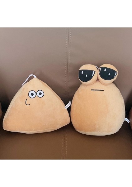 Sınır Ötesi Yeni Pou Peluş Benim Evcil Hayvan Uzaylı Peluş Oyuncak Bebek Pirinç Hamur Tatlısı Bebek Büyük Gözlü (Yurt Dışından)