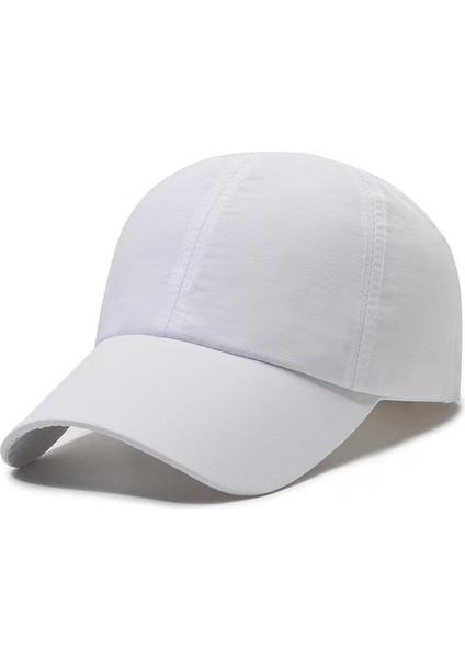 Ilkbahar ve Yaz Beyzbol Şapkası Kore Versiyonu Basit Çabuk Kuruyan Başlık Işık Panosu Erkek ve Kadın Açık Hava Sporları Sivri Uçlu Kap Nefes Alabilen Polyester Güneşlik (Yurt Dışından)