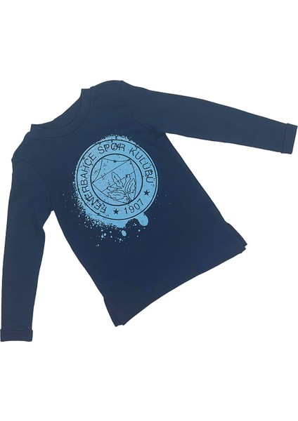 Lisanslı Yaldızlı Fb Logo Gri Çocuk Sweat modelleri