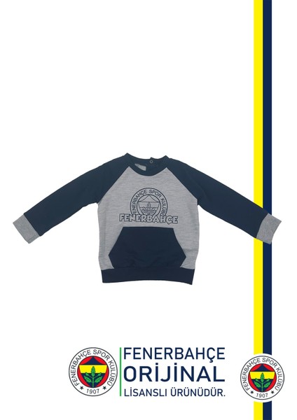 Fb Logo Sarı-Lacivert Bebek Sweat