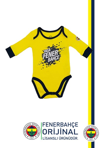 Orijinal Lisanslı Yaşa Fenerbahçe Bebek Body Zıbın