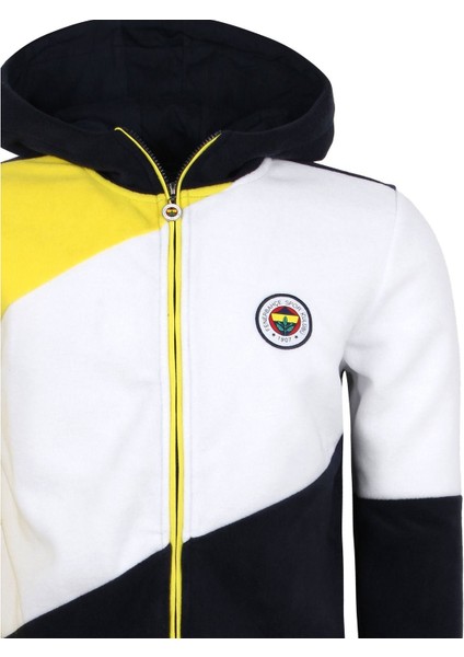 Lisanslı Polar Sarı Lacivert Kapüşonlu Sweat indirimleri