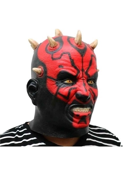 Cadılar Bayramı Cosplay Korku Darth Maul Lateks Maske The Phantom Menace Darth Maul Maskesi (Yurt Dışından)