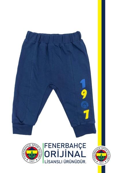 Lisanslı Republic Of Fenerbahçe Lacivert Bebek Sweat Eşofman Alt Set Ahşap Kutulu modelleri