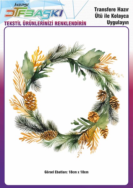 Ütü ile Yapışan Supla Tekstil Transfer Dtf Baskı