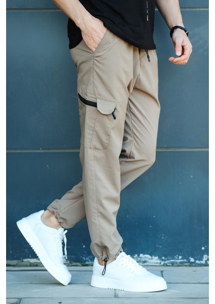 Bl 2111 Kort Paraşüt Düz Ipli Paça Tactical Kargo Cepli Erkek Eşofman Alt