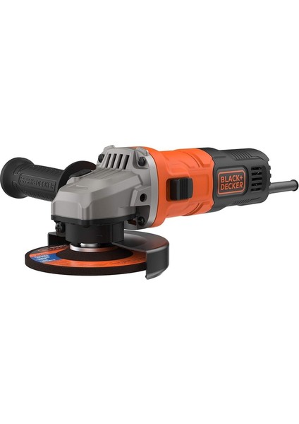 Black & Decker BEG010-QS BEG010 Açılı Taşlama Makinesi (710 W, 115 mm Disk Çapı, Sıfır Gerilim Şalteri, Yumuşak Başlatma, Kaymaz Gövde Sapı, Taşlama, Ayırma, Pas Giderme)