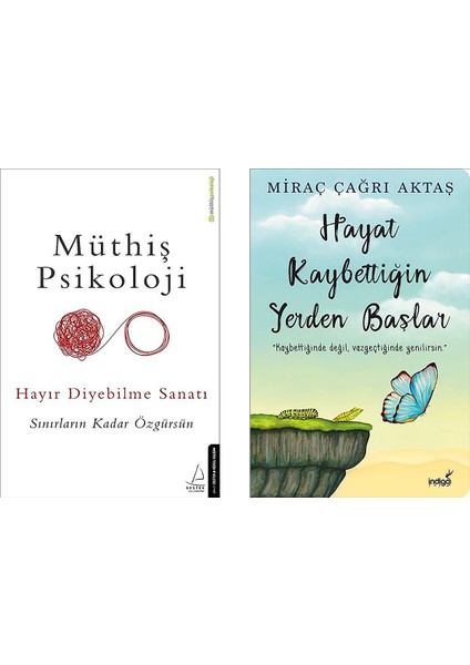 Hayır Diyebilme Sanatı - Hayat Kaybettiğin Yerden Başlar 2 Kitap