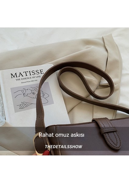 Kadın Vintage Kova Çanta (Yurt Dışından)