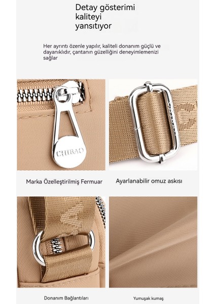 Büyük Kapasiteli Çok Katmanlı Kadın Çok Yönlü Çanta (Yurt Dışından)