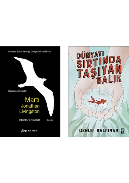 Martı Jonathan Livingston - Dünyayı Sırtında Taşıyan Balık 2 Kitap