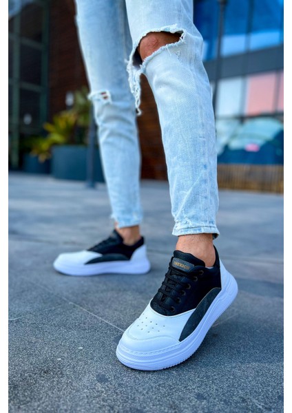 CH115 Cbt Literide Erkek Ayakkabı Beyaz/antrasıt/sıyah