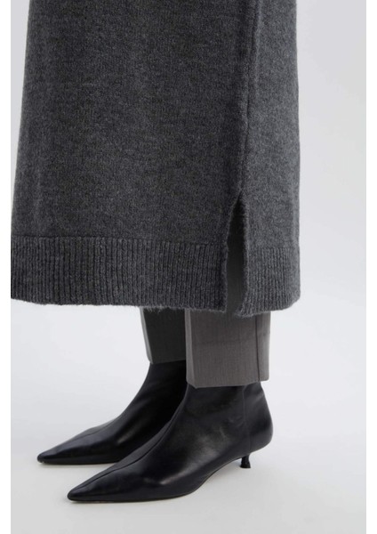 Regular Fit Bisiklet Yaka Uzun Triko Süveter B0197AX24WN indirimleri