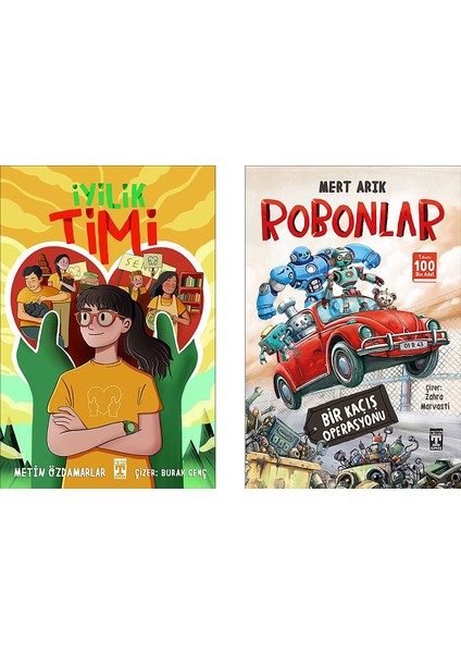İyilik Timi - Robonlar Bir Kaçış Operasyonu 2 Kitap